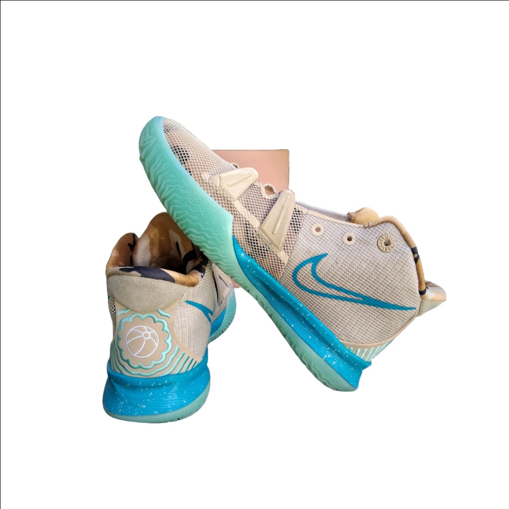Nike Kyrie 7 Ripple" Sandcastle Beach" Sneakers Size 6.5 Youth Shoes